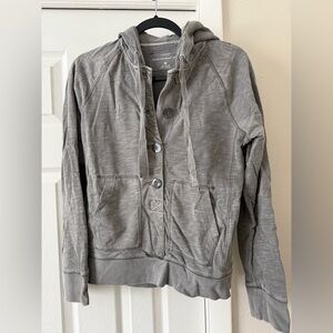 J.Crew Washed Heavyweight Jersey Hoodie size Medium
